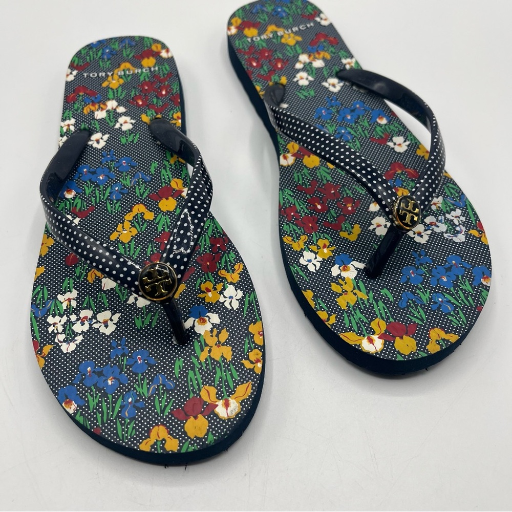 Tory Burch Multicolor Floral Sandals - Picture 2 of 8